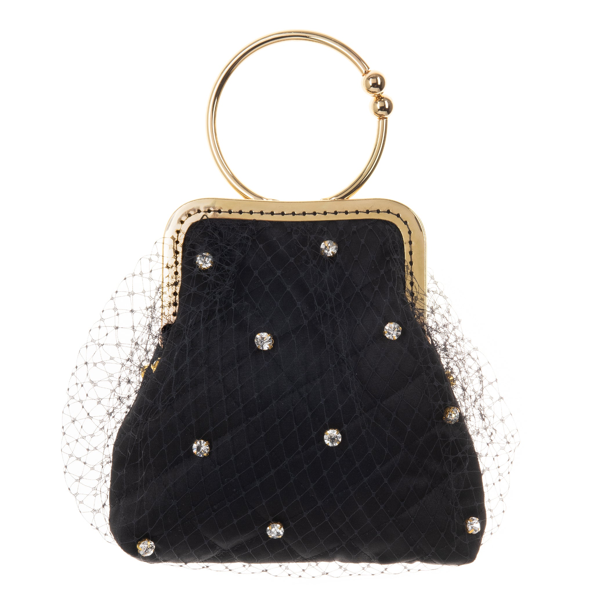Black-Quilted-Mini-Evening-Bag-Shop Natalie & Alanna Accessories