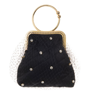 Black-Quilted-Mini-Evening-Bag-Shop Natalie & Alanna Accessories