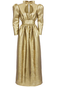 Hedy Gold Lamé Maxi Dress- Made to Order