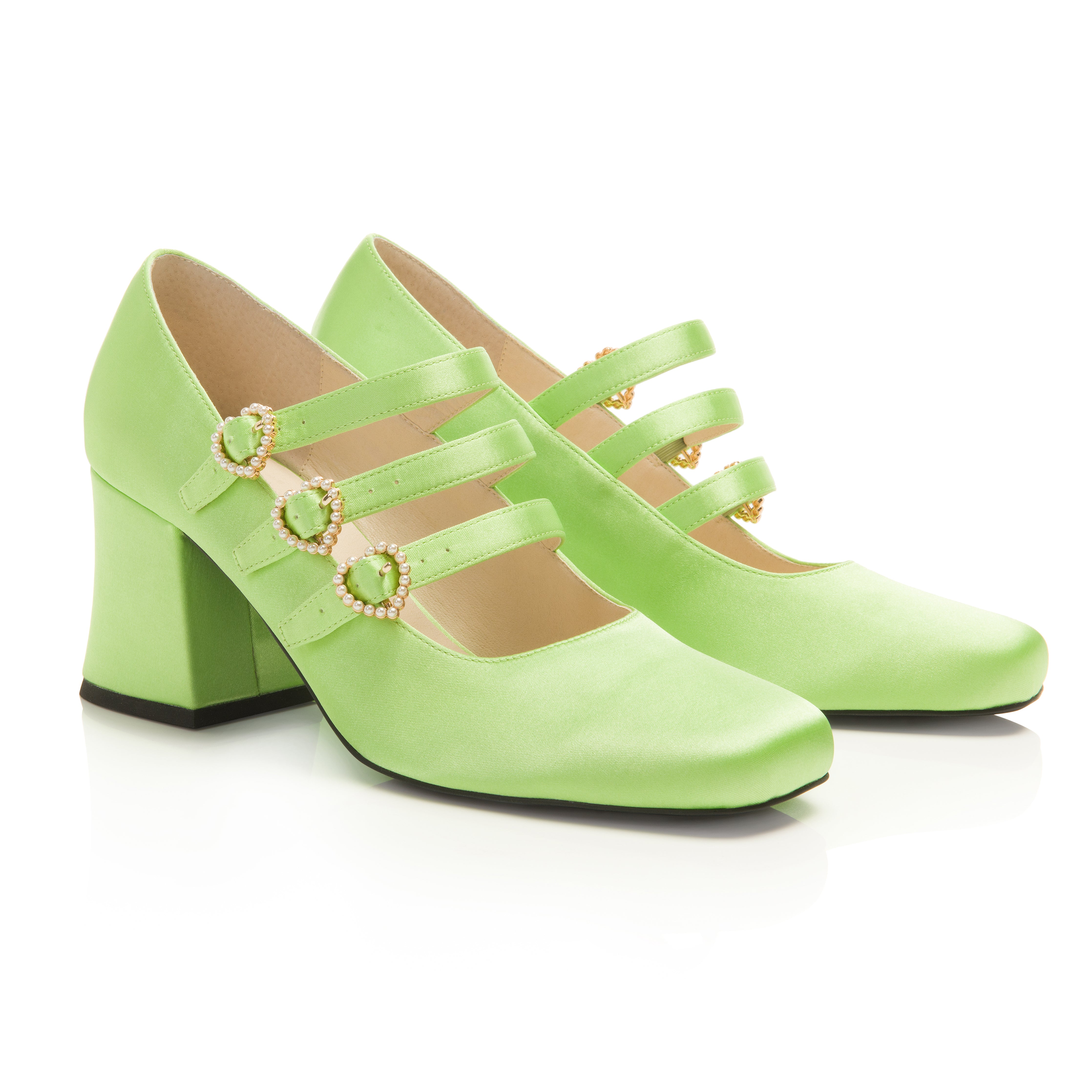 Lime sales pumps shoes