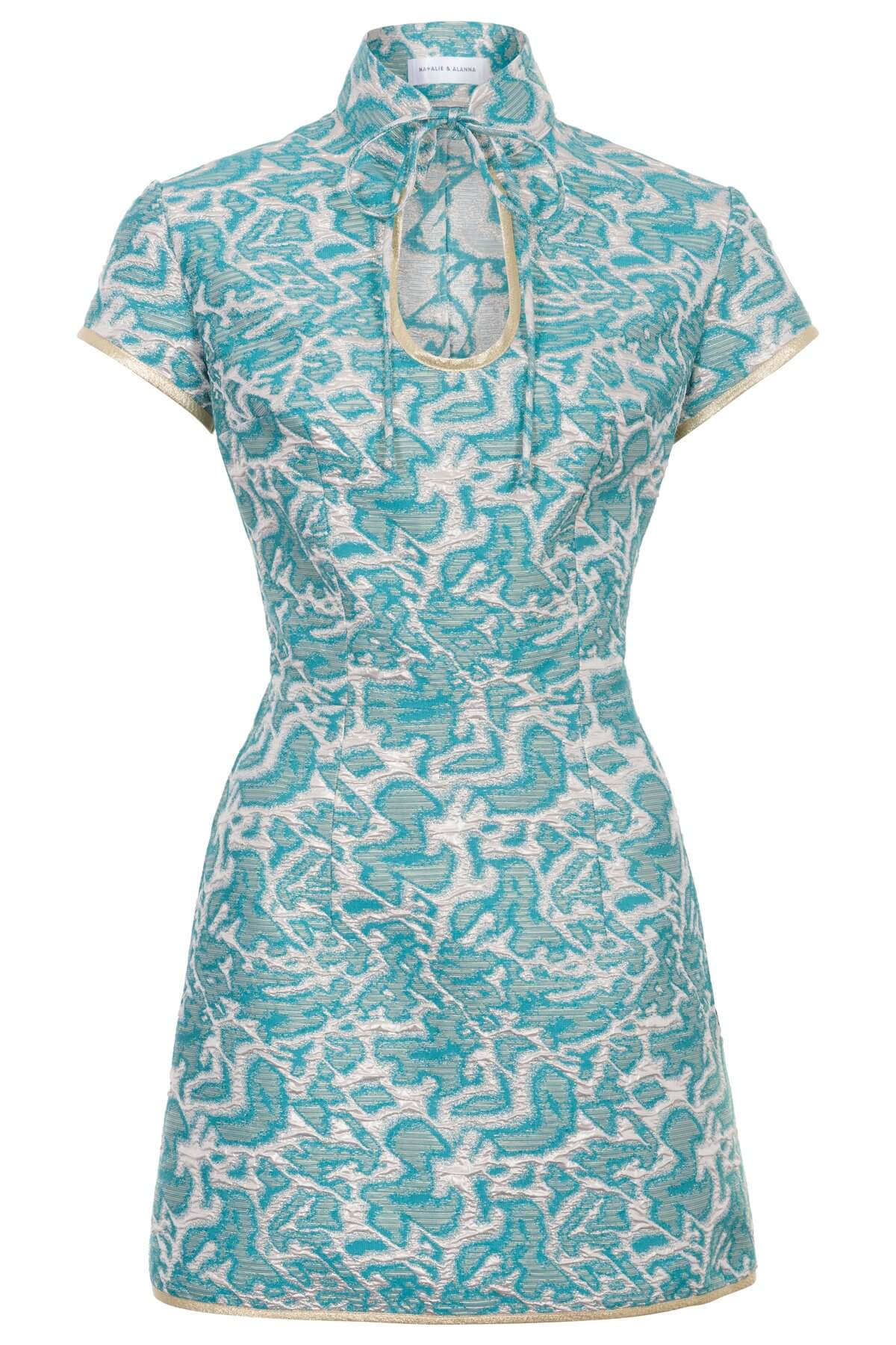 Anna Mae Jacquard Mini Dress : Natalie & Alanna - Women's Vintage