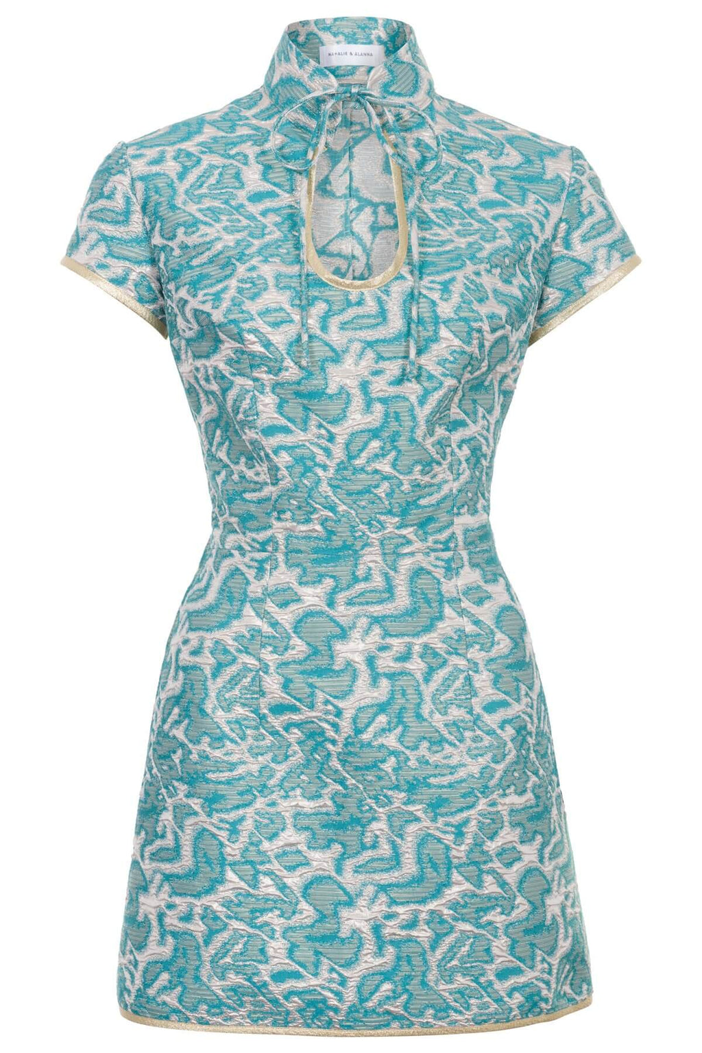 Made to Order Ana Mae Jacquard Mini Dress: Natalie & Alanna - Women's Clothing & Accesssories