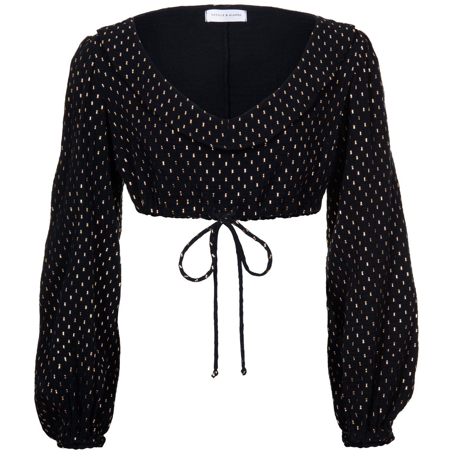 Pre-Order Melody Cropped Organic Cotton Top - Women's Tops : Natalie & Alanna - Women's Clothing & Accesssories