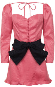 Pre-Order Valerie Moire Ruffle Mini Dress - Women's Dresses : Natalie & Alanna - Women's Clothing & Accesssories