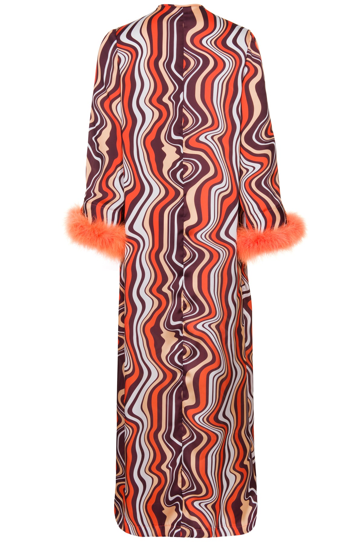 Made to Order Shalimar Psychedelic printed Maxi Dress: Natalie & Alanna - Women's Clothing & Accesssories